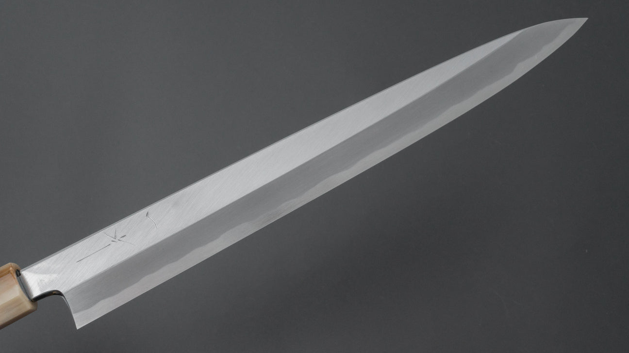 Hitohira Tanaka Mosuke Blue #1 Yanagiba 270mm Ebony Handle (Saya)