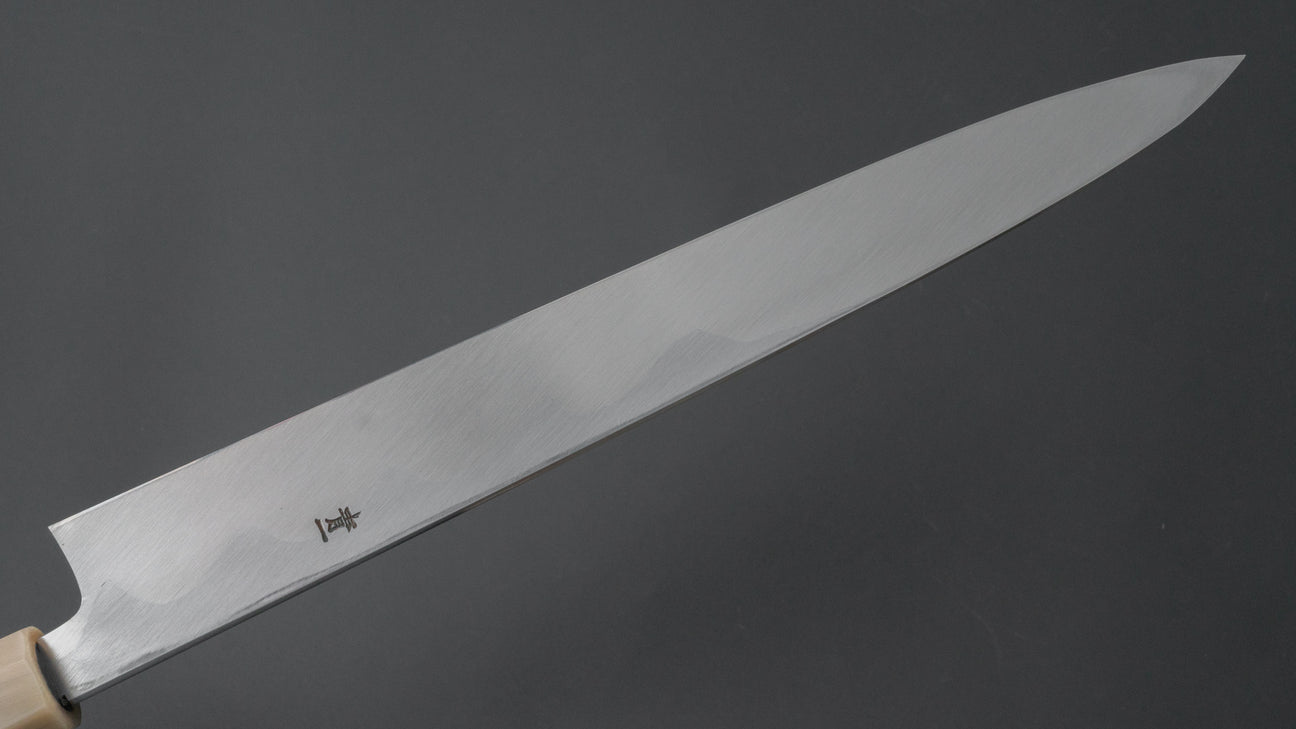 Hitohira Tanaka Mosuke Blue #1 Yanagiba 270mm Ebony Handle (Saya)