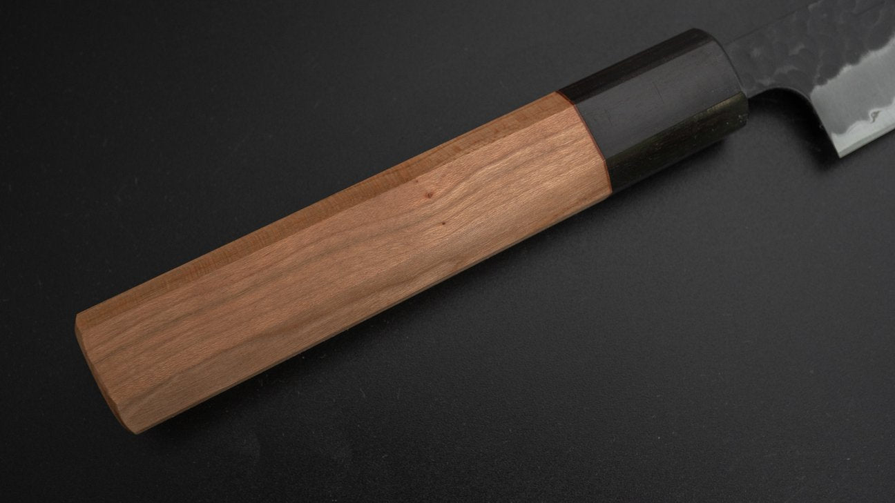 Hitohira Futana SB Kuro Tsuchime Petty 150mm Cherry Wood Handle