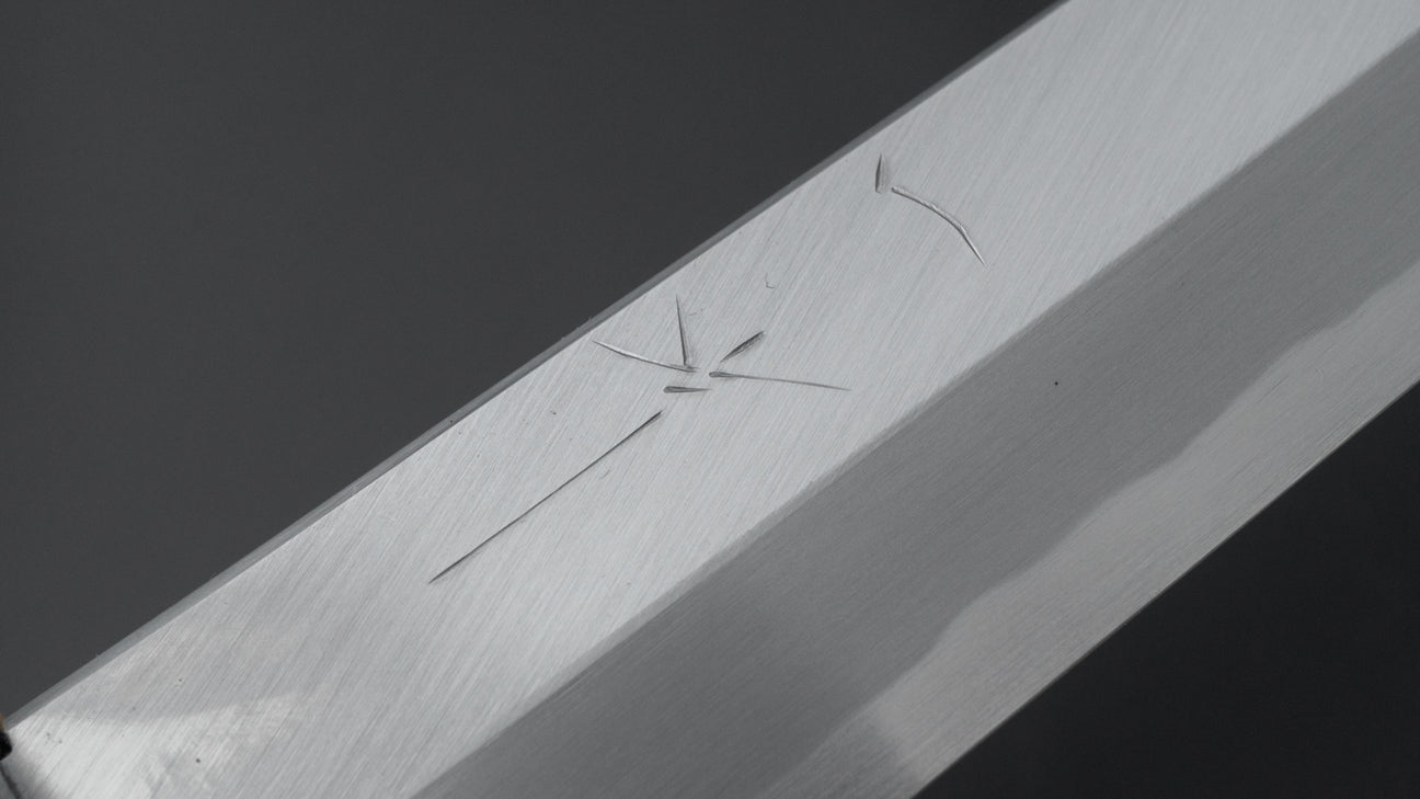 Hitohira Tanaka Mosuke Blue #1 Yanagiba 270mm Ebony Handle (Saya)