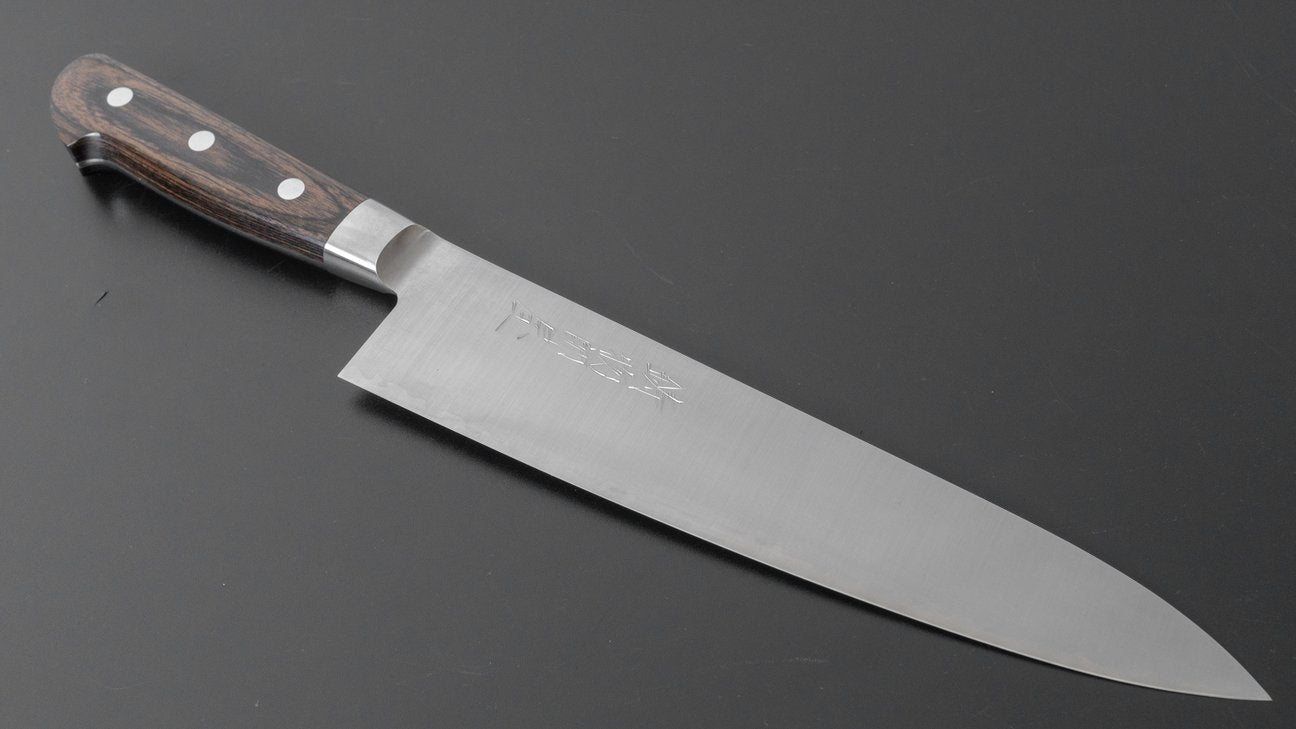 Hitohira Imojiya ST SG2 Gyuto 210 mm Pakka-handgreep