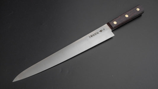 Kanehide Bessaku Left-Handed Sujihiki 270mm Rosewood Handle