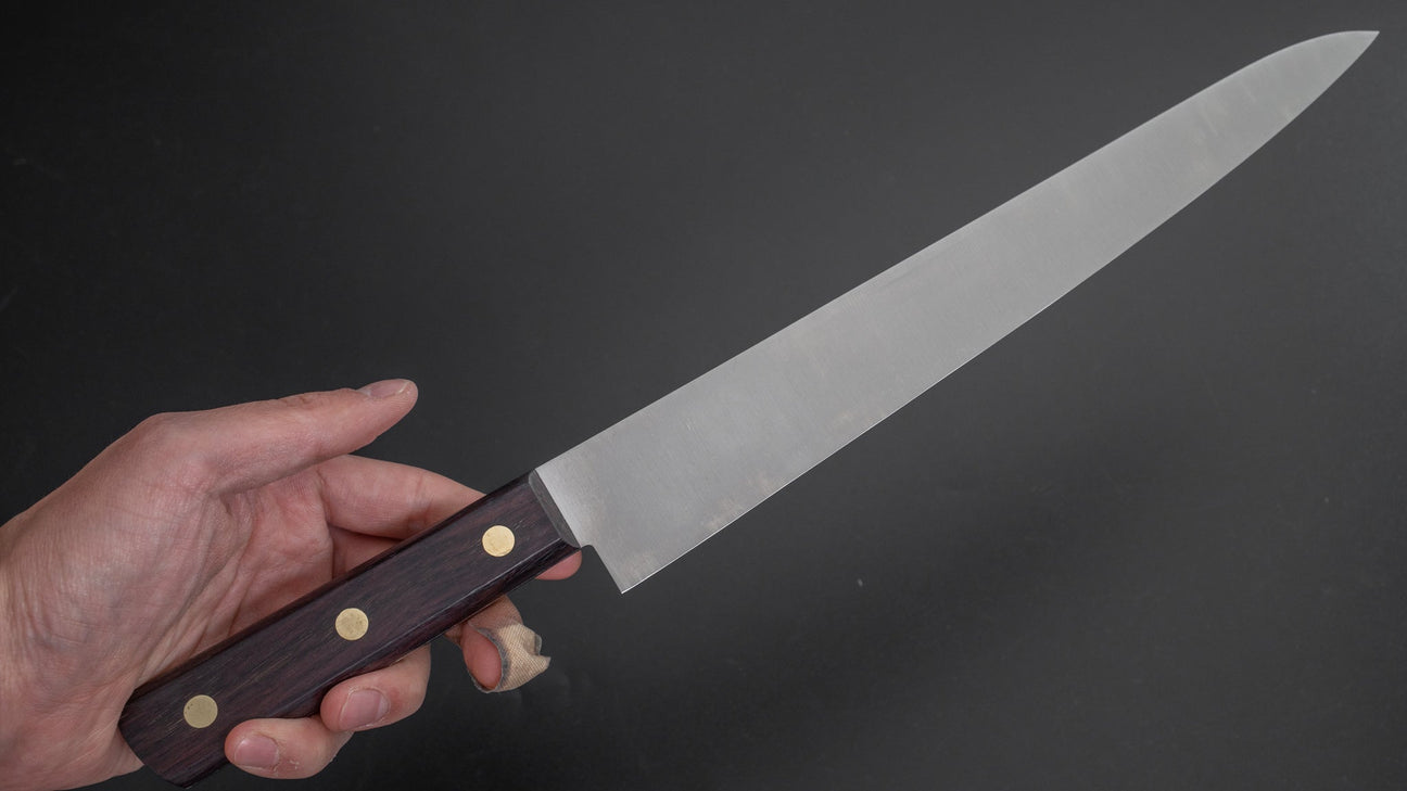 Kanehide Bessaku Left-Handed Sujihiki 270mm Rosewood Handle