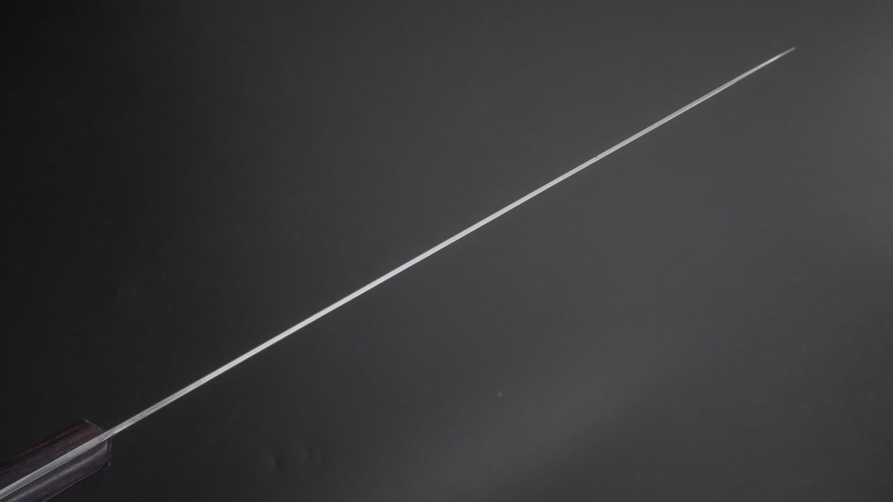 Kanehide Bessaku Left-Handed Sujihiki 270mm Rosewood Handle