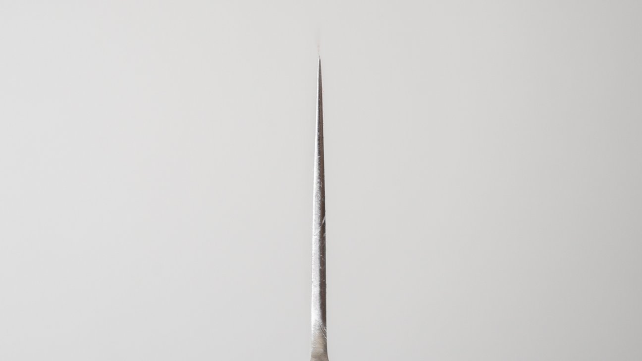 Hitohira Imojiya ST SG2 Gyuto 210 mm Pakka-handgreep