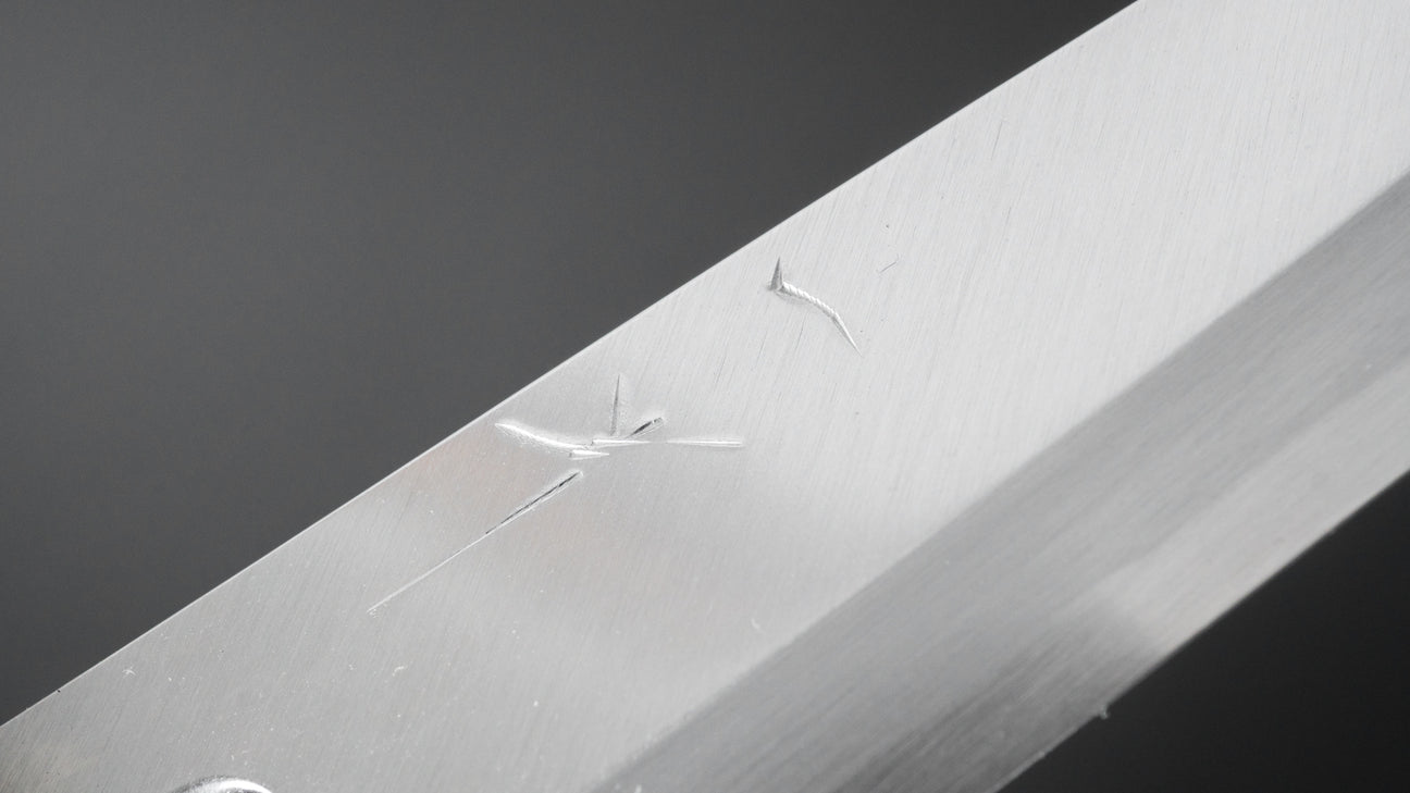 Hitohira Kikuchiyo Manzo Blue #2 Kaisaki 135 mm Ho houten handvat (Saya)