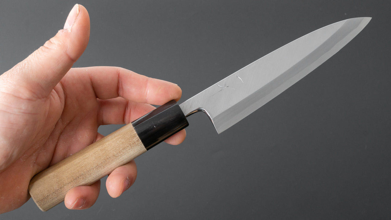 Hitohira Kikuchiyo Manzo Wit #3 Kaisaki 135 mm Ho houten handvat (D-vorm)