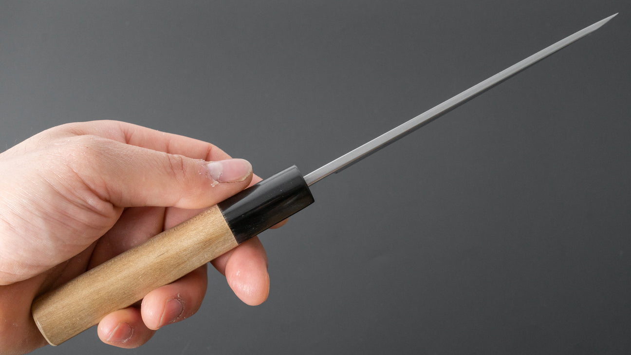 Hitohira Kikuchiyo Manzo Wit #3 Kaisaki 135 mm Ho houten handvat (D-vorm)