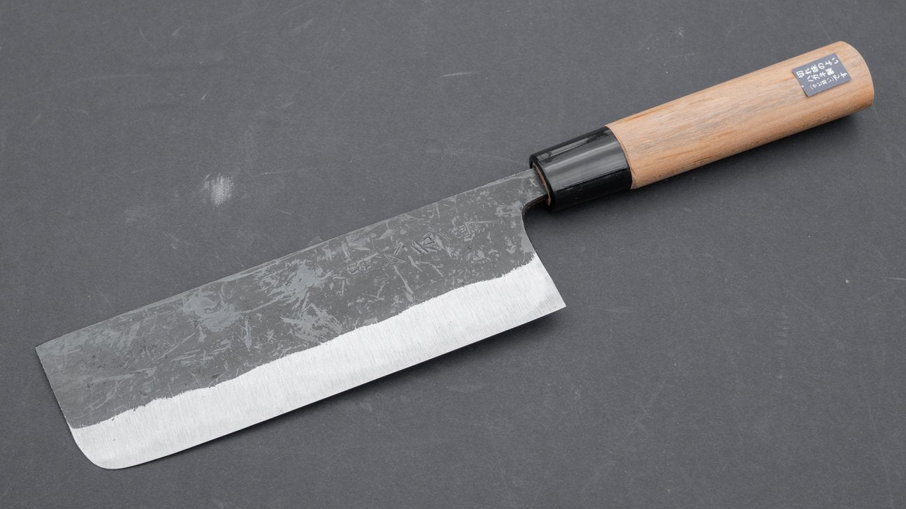 Morihei Hisamoto Kurouchi White #1 Nakiri 165mm Sakura Handle