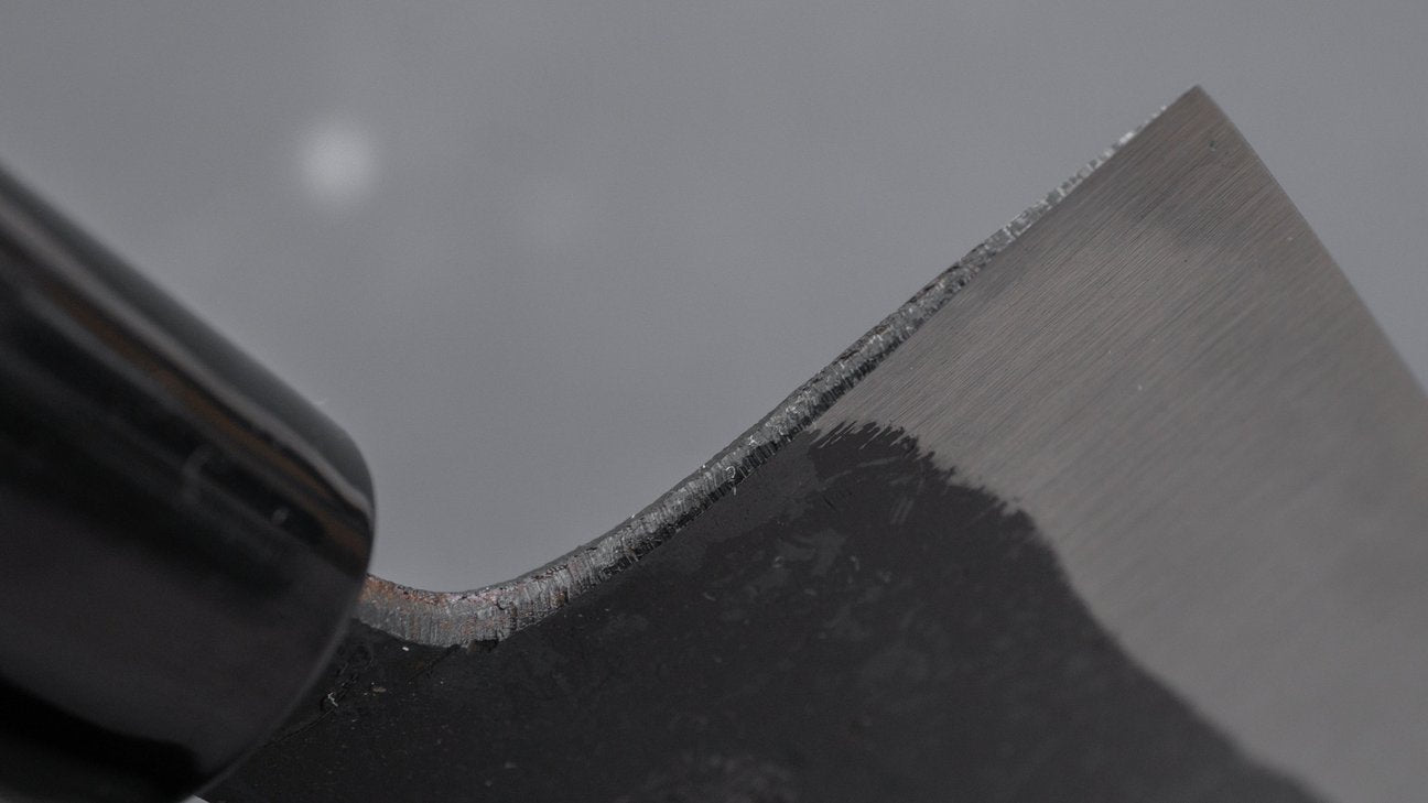 Morihei Hisamoto Kurouchi White #1 Nakiri 165mm Sakura Handle