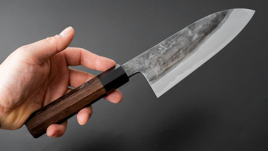 Jiro Tsuchime Wa Santoku 165 mm Taihei Tagayasan-handvat (#364)