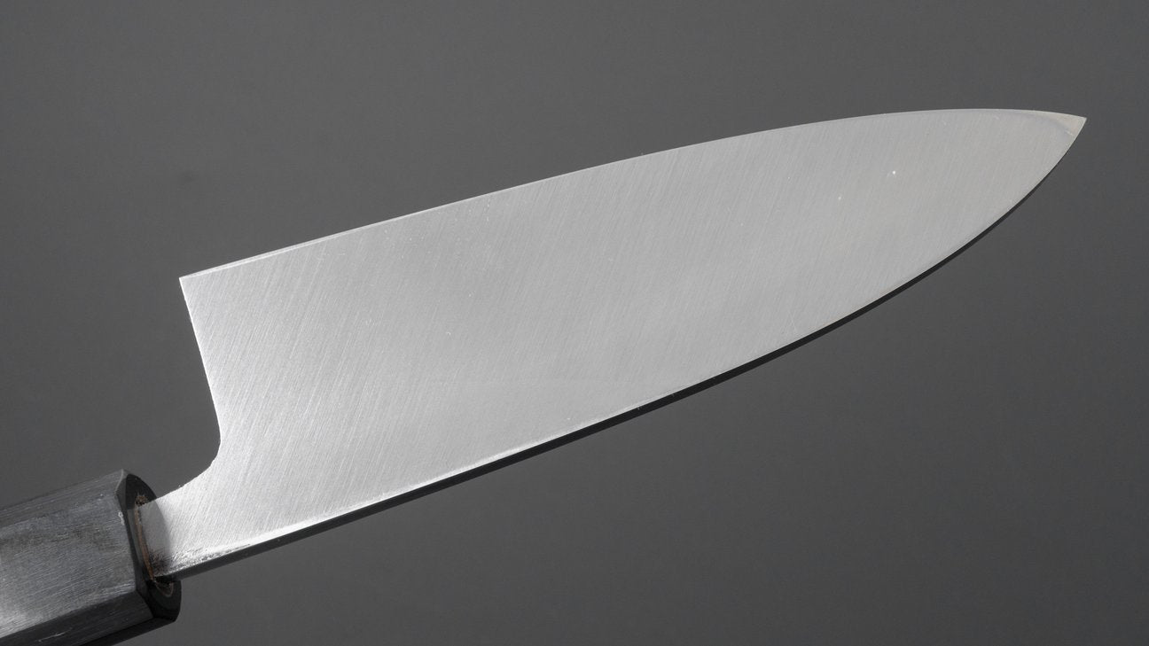 Hitohira Kikuchiyo Manzo White #3 Deba 150mm Walnut Handle with Saya