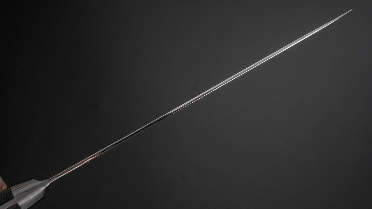 Hitohira FJ SG2 Nickel Damascus Petty 150mm Linen Micarta Handle