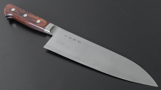Hitohira KH Stainless Santoku 180mm Imitation Mahogany Handle