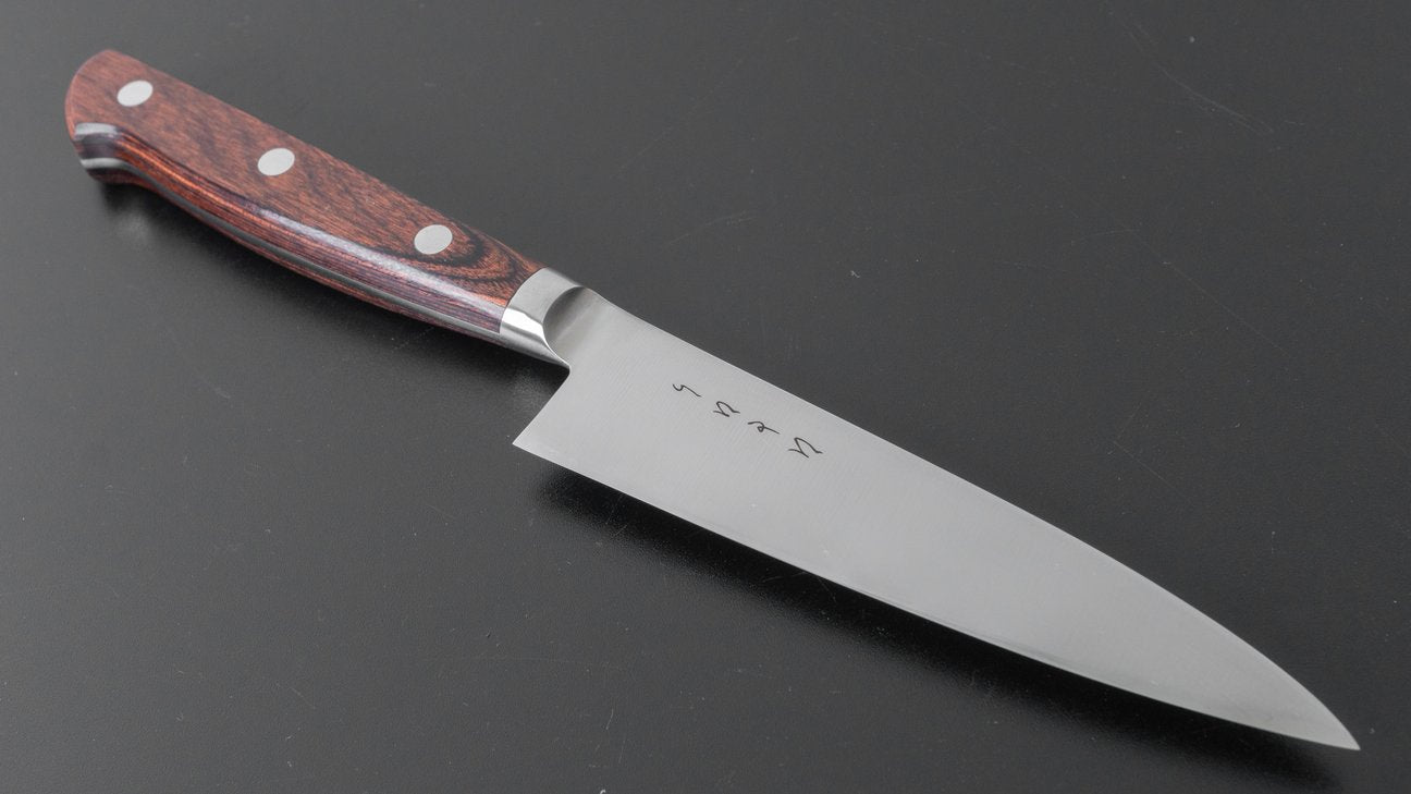 Hitohira KH Stainless Petty 120mm Imitation Mahogany Handle