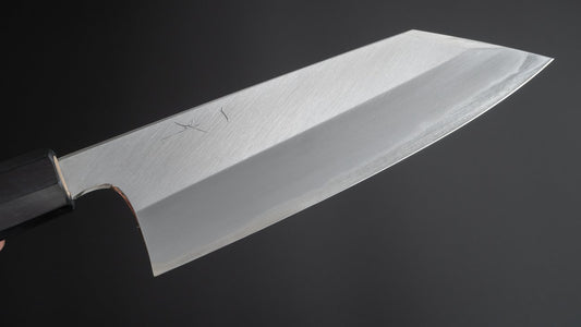 Hitohira Togashi White #1 Stainless Clad Bunka 180mm Ho Wood Handle