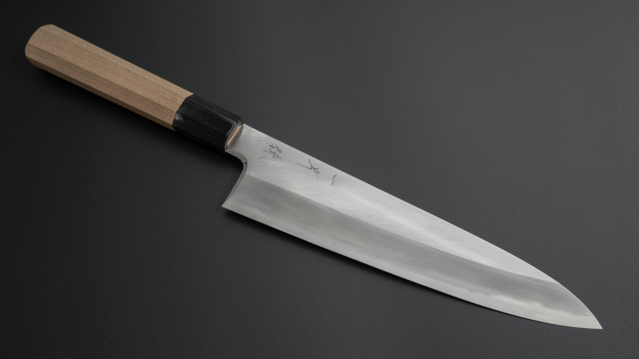 Hitohira Kikuchiyo Ren Blue #2 Gyuto 210mm Ho Wood Handle