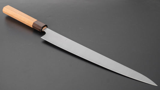 Hitohira Futana SB Migaki Sujihiki 270mm Cherry Wood Handle