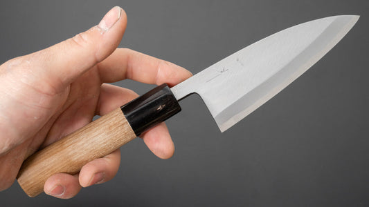 Hitohira Gorobei Blue #2 Deba 120mm Ho Wood Handle