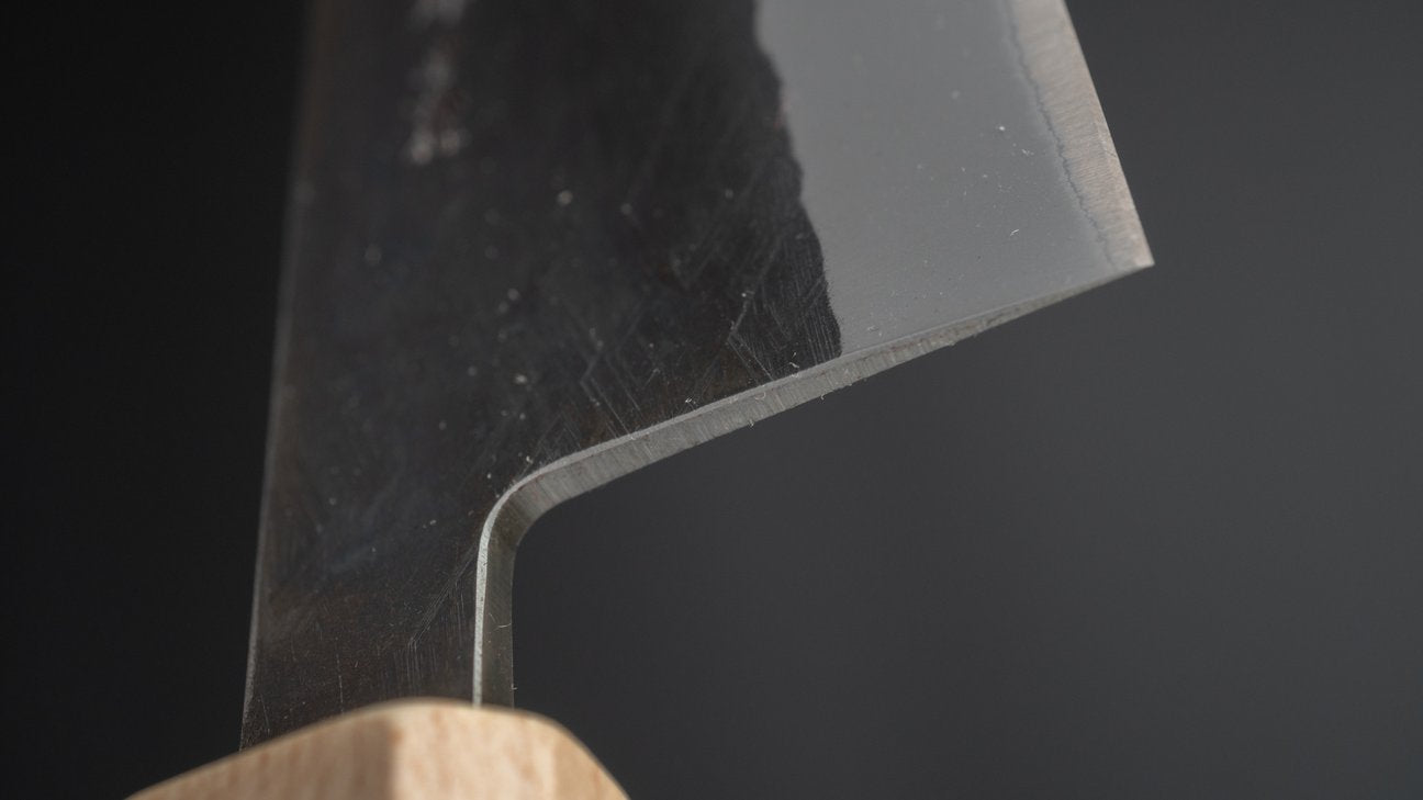 Hitohira TD Blue #2 Stainless Clad Kurouchi Santoku 165mm Walnut Handle