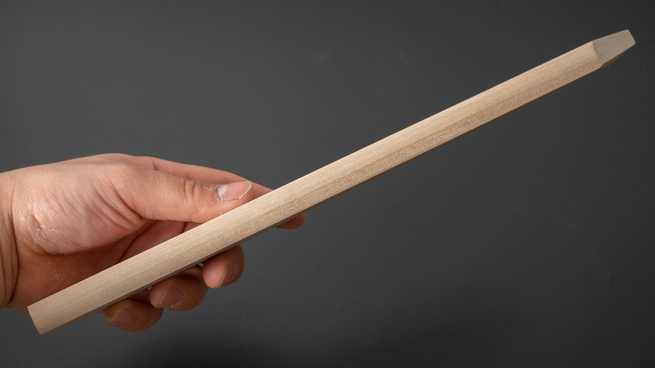 Hitohira Mumei Ho Wood Saya Kiritsuke Yanagiba 300mm