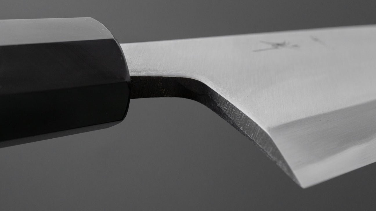 Hitohira Kikuchiyo Manzo Blue #2 Deba 150mm Ho Wood Handle (Saya)