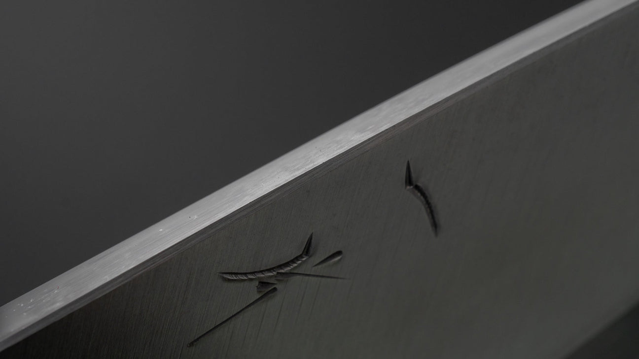 Hitohira Kikuchiyo Manzo Blue #2 Deba 150mm Ho Wood Handle (Saya)