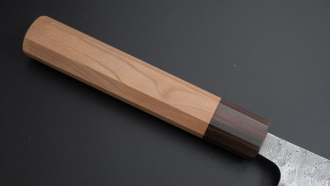 Hitohira Futana S3 Nashiji Kiritsuke Gyuto 240mm Cherry Wood Handle