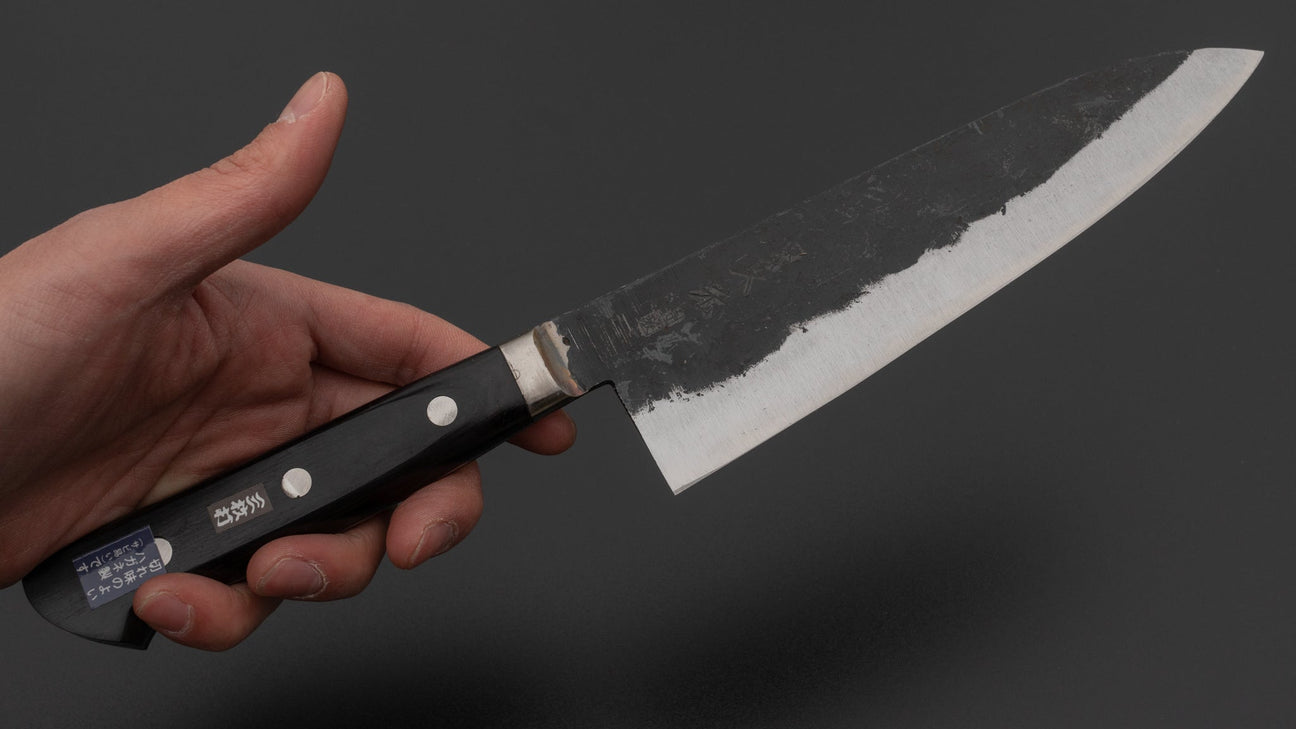 Morihei Hisamoto Kurouchi White #1 Gyuto 180mm Pakka Handle