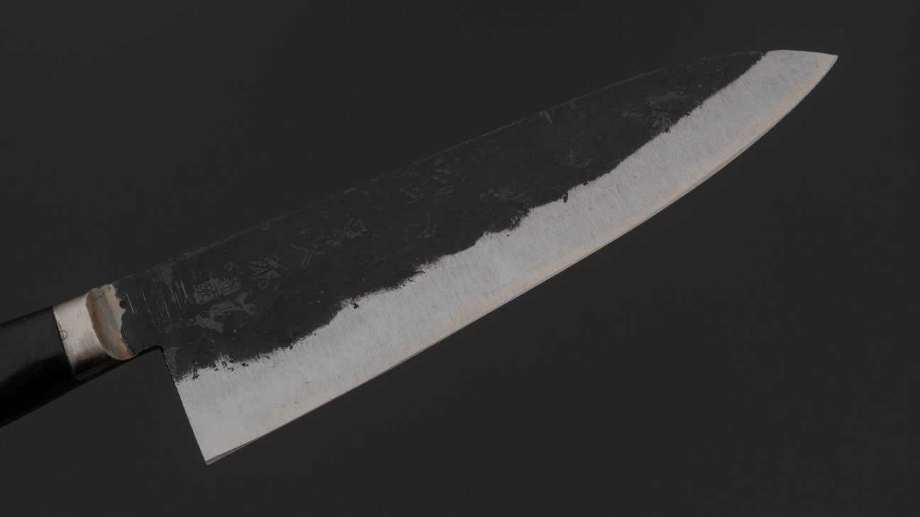 Morihei Hisamoto Kurouchi White #1 Gyuto 180mm Pakka Handle
