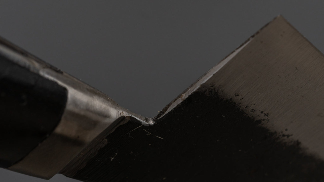 Morihei Hisamoto Kurouchi White #1 Gyuto 180mm Pakka Handle