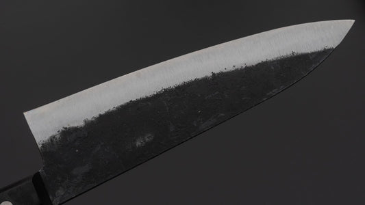 Morihei Hisamoto Kurouchi Wit #1 Gyuto 180 mm Pakka-handvat (geen bolster)