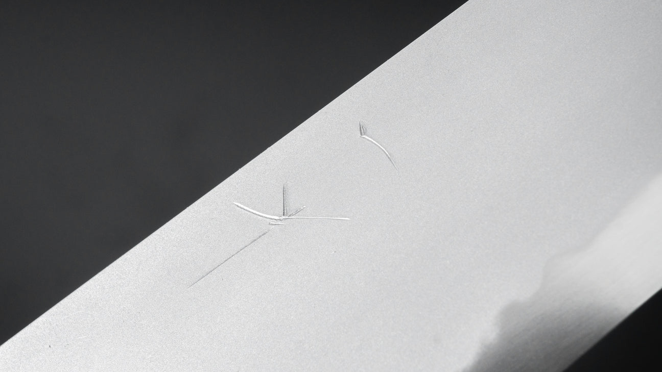 Hitohira Tanaka Yohei Blue #1 Kasumi Gyuto 240mm Ebony Handle