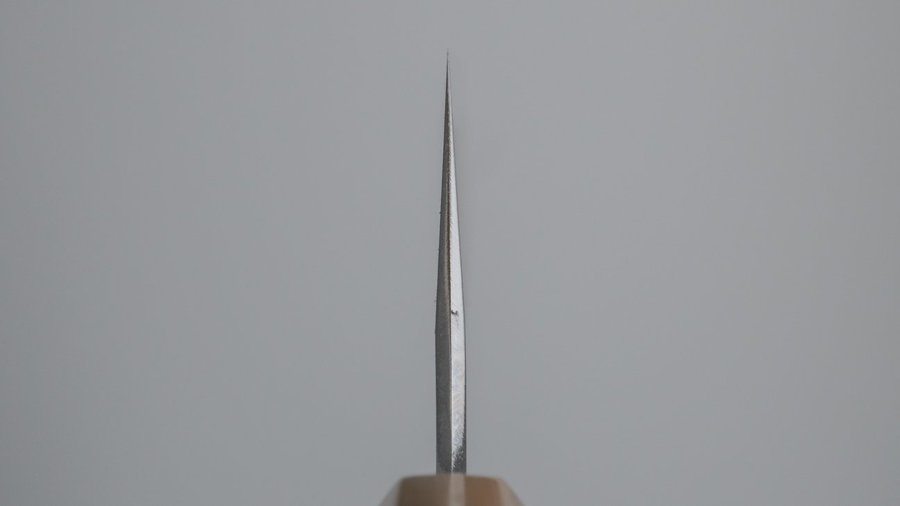 Hitohira Tanaka Kyuzo Blue #1 Migaki Kiritsuke Gyuto 240mm Ziricote Handle (Extra Height)