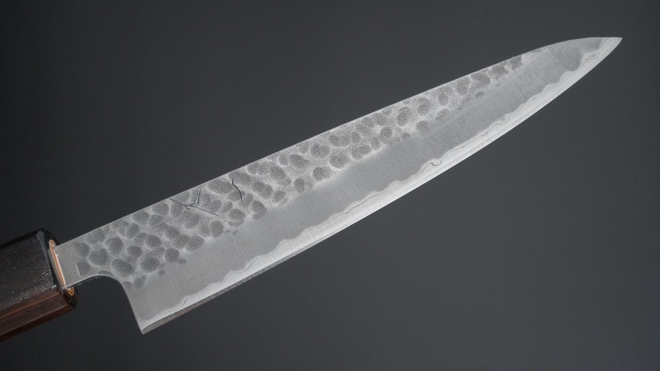 Hitohira Futana SB Migaki Tsuchime Petty 135mm Cherry Wood Handle