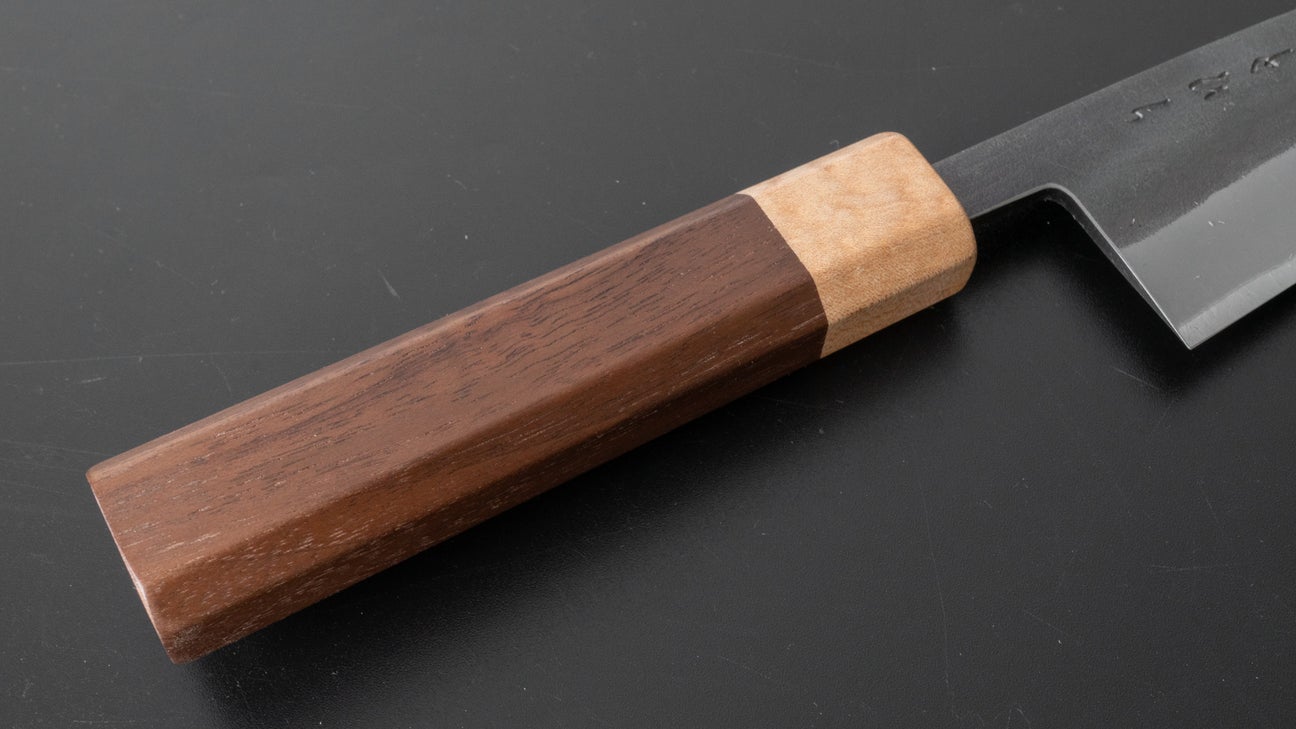 Hitohira TD Blue #2 Stainless Clad Kurouchi Utility 105mm Walnut Handle