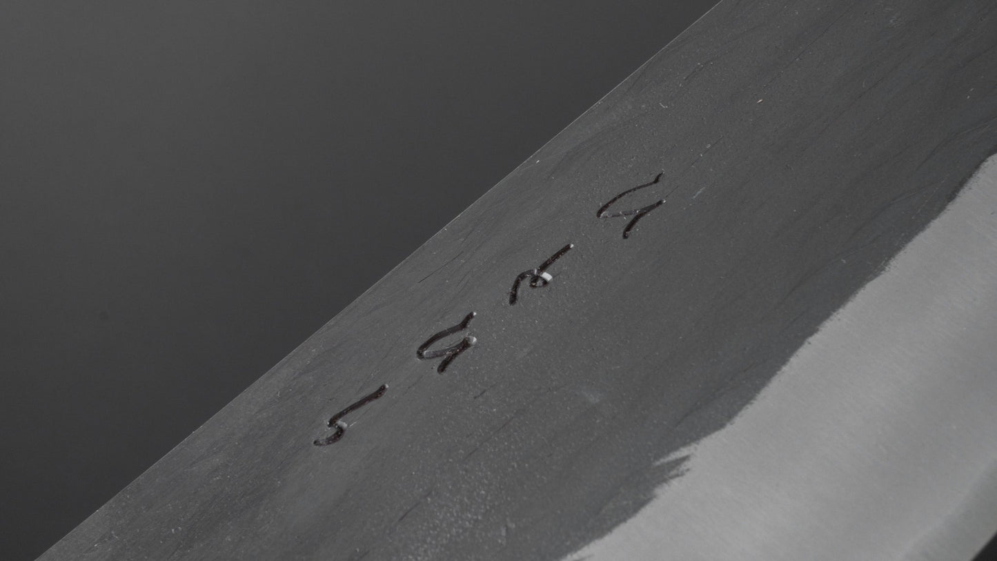 Hitohira TD Blue #2 Stainless Clad Kurouchi Gyuto 240mm Walnut Handle