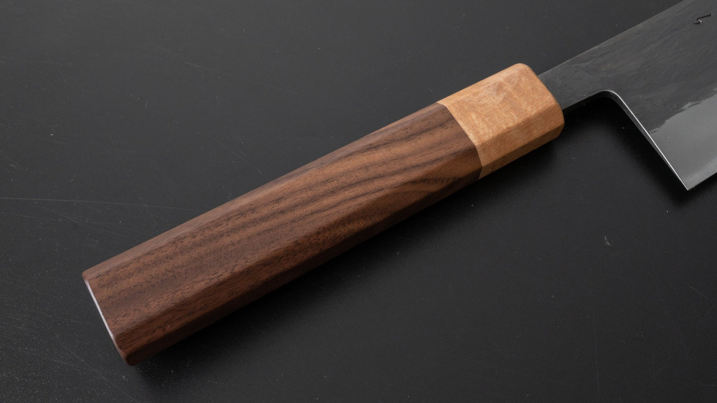 Hitohira TD Blue #2 Stainless Clad Kurouchi Gyuto 240mm Walnut Handle