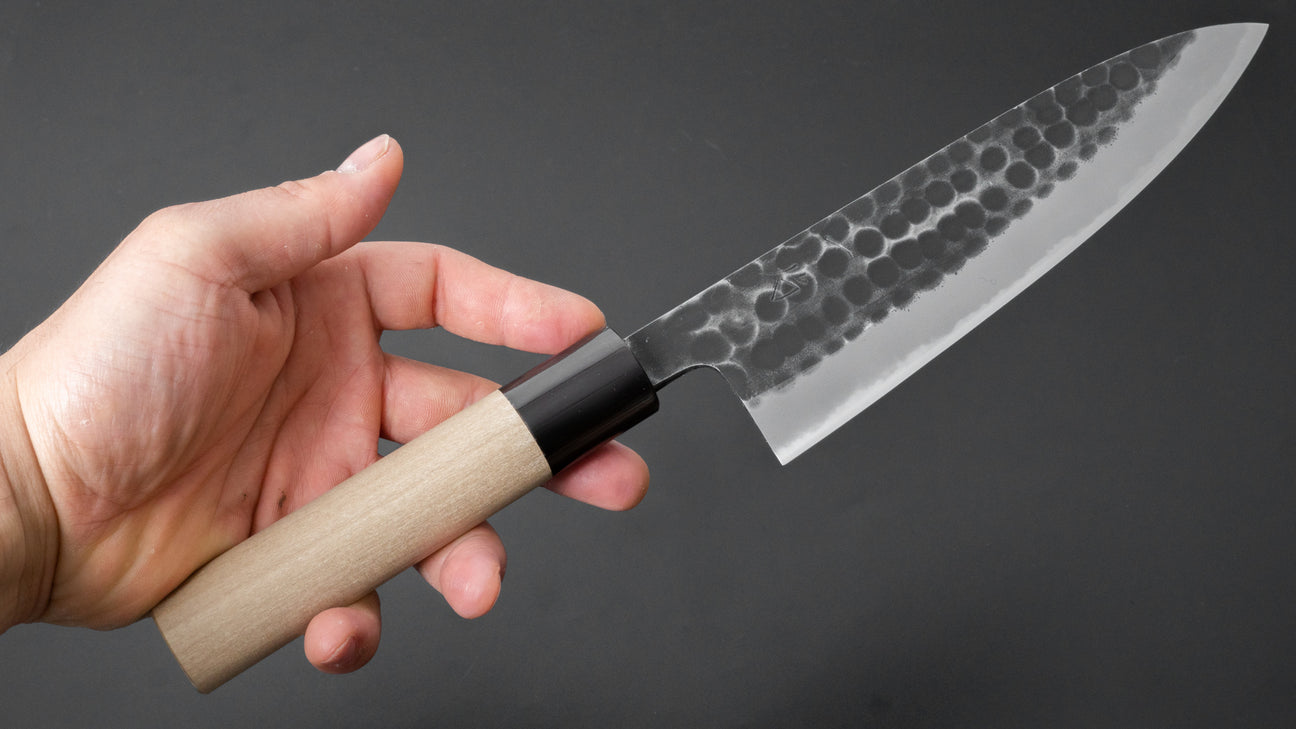 Hitohira Hinode Tsuchime White #2 Gyuto 180mm Ho Wood Handle
