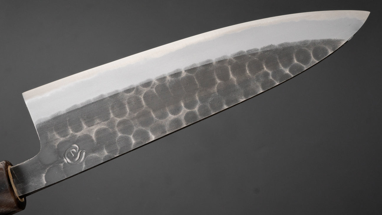 Hitohira Hinode Tsuchime White #2 Gyuto 180mm Ho Wood Handle