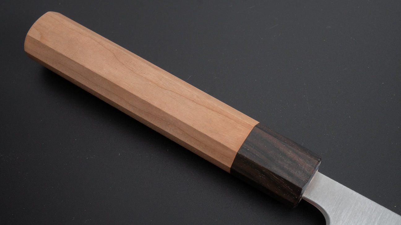 Hitohira Futana SB Migaki Sujihiki 240mm Cherry Wood Handle