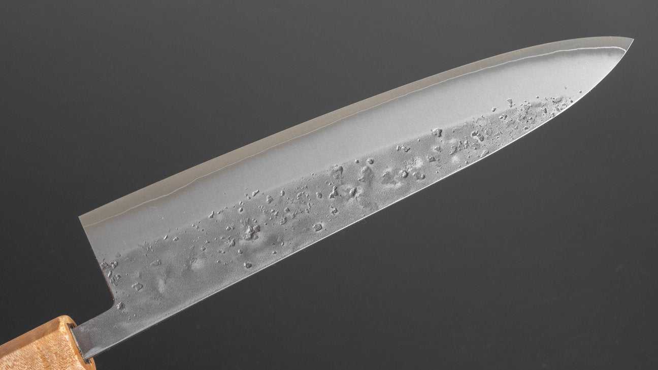 Hitohira TD SLD Nashiji Gyuto 210mm Walnut Handle