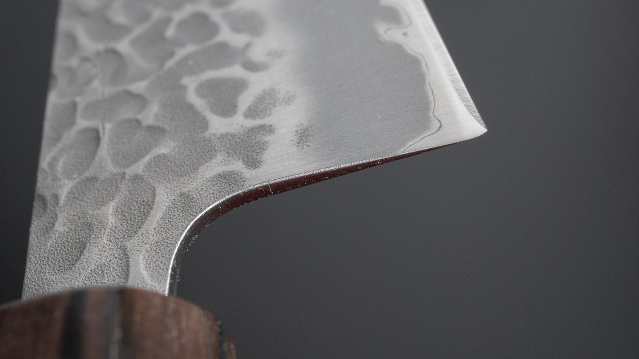 Hitohira Futana SB Migaki Tsuchime Bunka Cherry Wood Handle