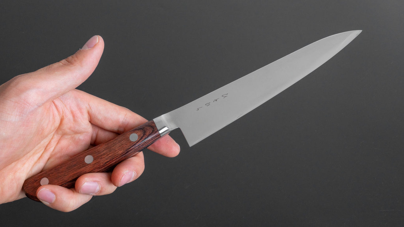 Hitohira KH Stainless Petty 150mm Imitation Mahogany Handle