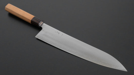 Hitohira Futana SB Migaki Gyuto 240 mm kersenhouten handvat
