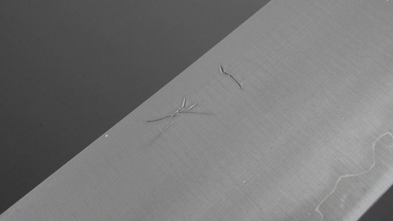 Hitohira Futana SB Migaki Gyuto 240mm Cherry Wood Handle