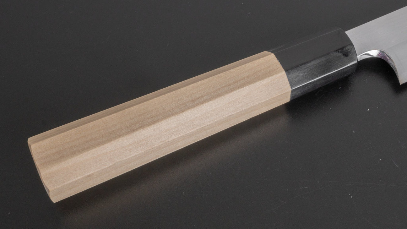 Hitohira Kikuchiyo Mosuke Silver #3 Yanagiba 300mm Ho Wood Handle (Saya)