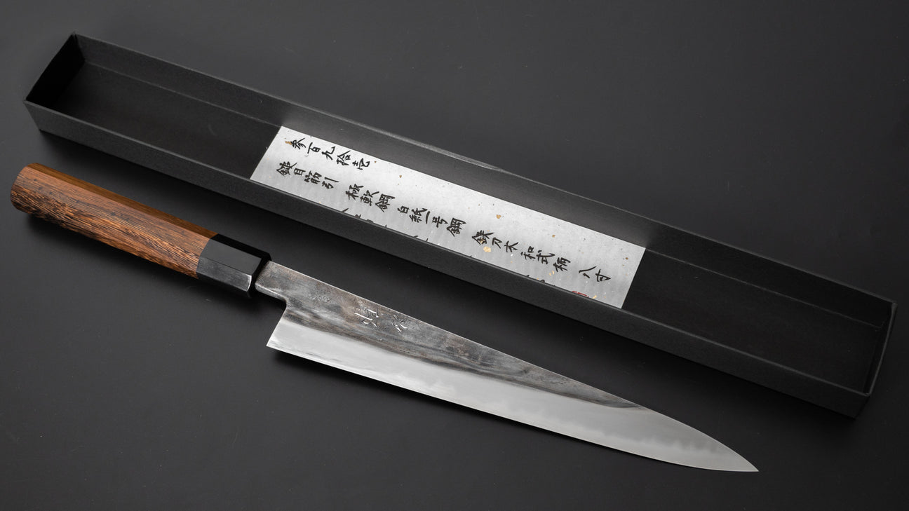 Jiro Tsuchime Wa Sujihiki 240mm Taihei Tagayasan Handle (#391)