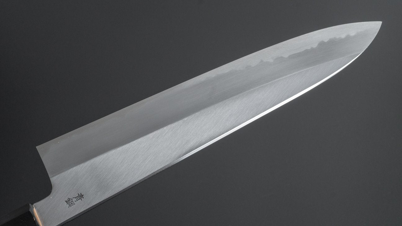 Hitohira Kikuchiyo Ren Blue #2 Gyuto 240mm Ho Wood Handle