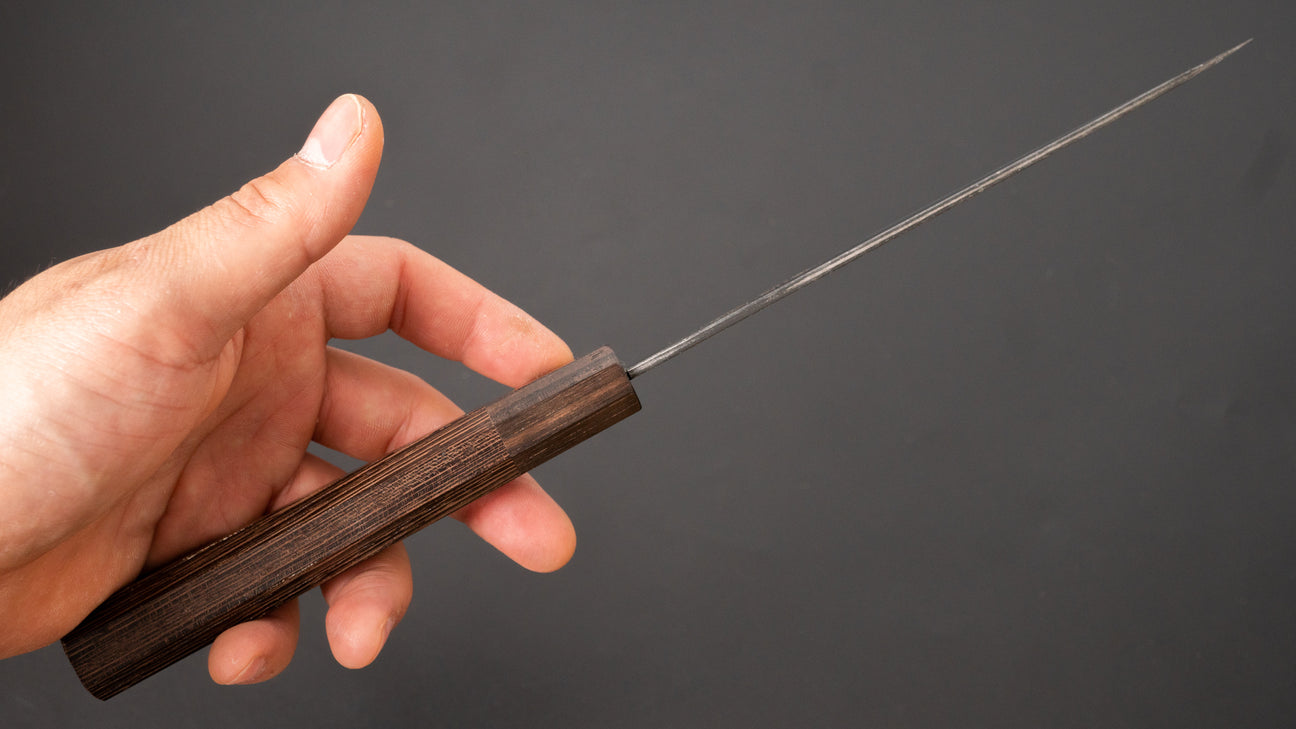 Hitohira Togashi White #2 Kurouchi Petty 165mm Tagayasan Handle